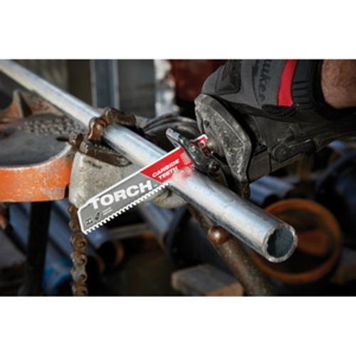 Sawzall THE TORCH Carbide Teeth Blade - Milwaukee 150mm 1 Pk 48005201