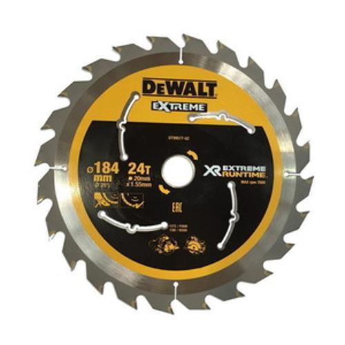 XR FlexVolt Circular Saw Blade 184 x - DeWalt 20mm 24T