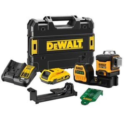 3 x 360 Cross Line Laser Kit Green 18V DCE089D1G18-XE - DeWalt