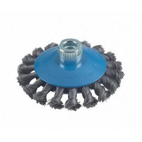 Knotted Wire Tapered Wheel Brush 100X14X0.5MM - Bosch