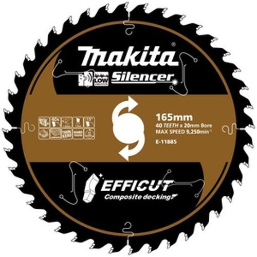 EFFICUT Saw Blade Composite Decking 165 x 40T E-11885 - Makita