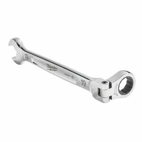 Flex Head Ratcheting Combination Wrench - Milwaukee 19mm Metric