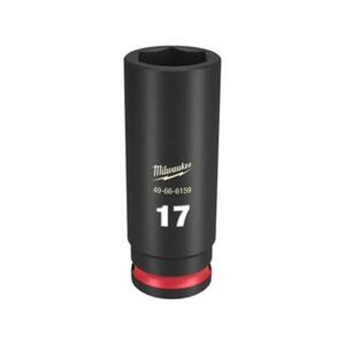 Shockwave Deep 6 Point Impact Socket 3/8 Inch Drive - Milwaukee 17mm