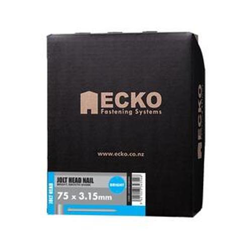 Nail Bright Jolt Head Smooth 75 x - Ecko 3.15mm 5kg