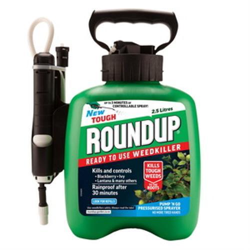 Tough Pump N Go Weedkiller - ROUNDUP 2.5L Clear RUTPNG2.5