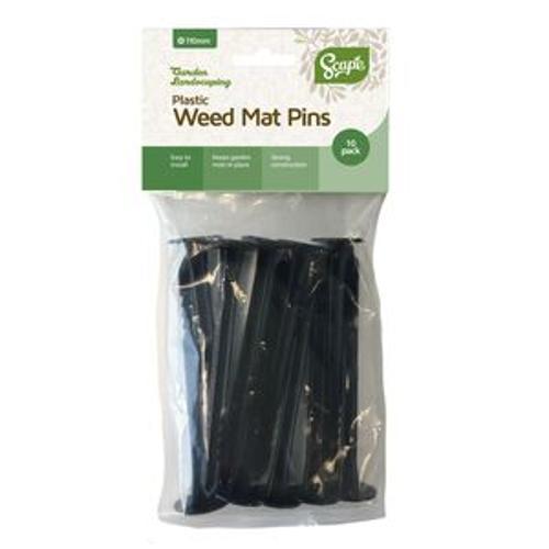 Weedmat Pins Plastic 10 Pack - Scape
