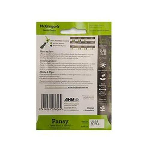 Jester Mix F.2. Hybrid Pansy Flower Seed