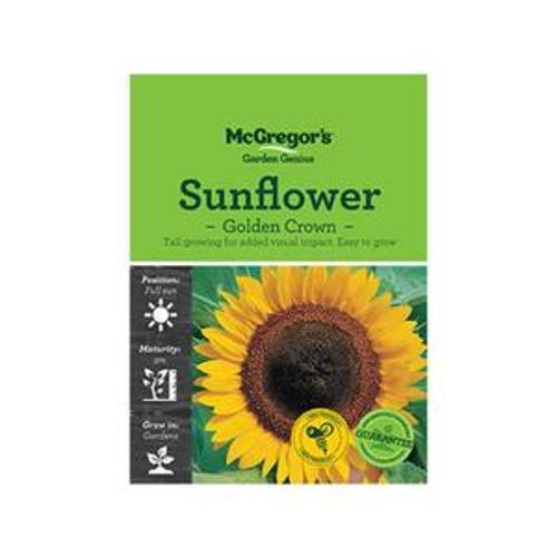 Golden Crown Sunflower Flower Seed