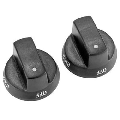 BBQ Control Knobs Black - Gasmate