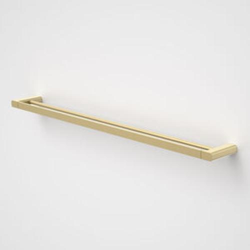 Luna Double Towel Rail Brushed Brass - Caroma 930mm 99615BB
