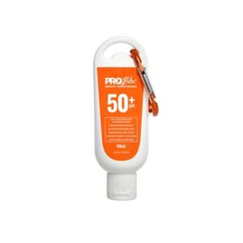 Probloc Sunscreen Flip top Karabiner SPF50+ - Pro Choice 60ml SS60C-50