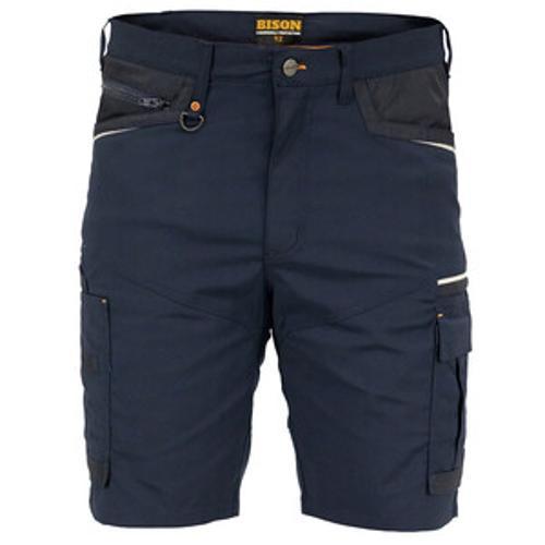 Short P/C Lightweight Stretch 190GSM Navy - Bison 82cm 19001N-82