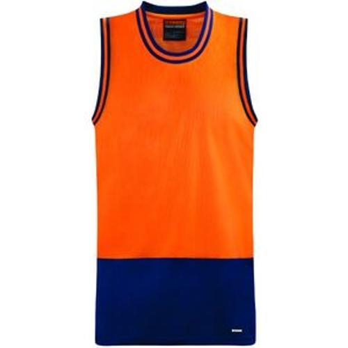 Singlet Orange Navy - Bison M 26105ON-M