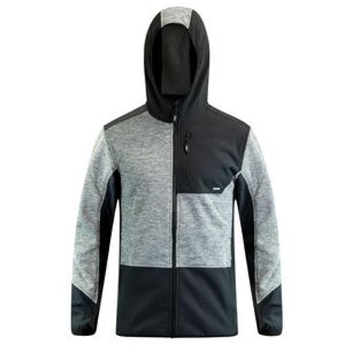 Contrast Hoodie Grey & Black - Bison XL 25005GYBK-XL
