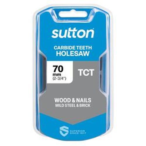 Holesaw Carbide Tipped - Sutton 70mm
