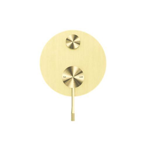 Opal Shower Mixer With Diverter Brushed Gold - Nero