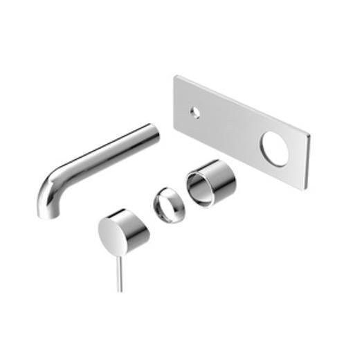 Mecca Wall Basin/Bath Mixer - Nero 120mm Trim Kit Chrome