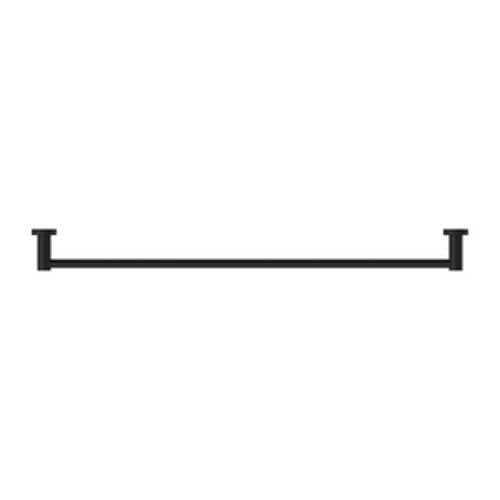 Mecca Single Towel Rail - Nero 800mm Matte Black