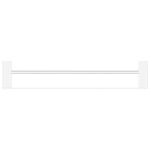 Celia Double Towel Rail - Nero 600mm Chrome