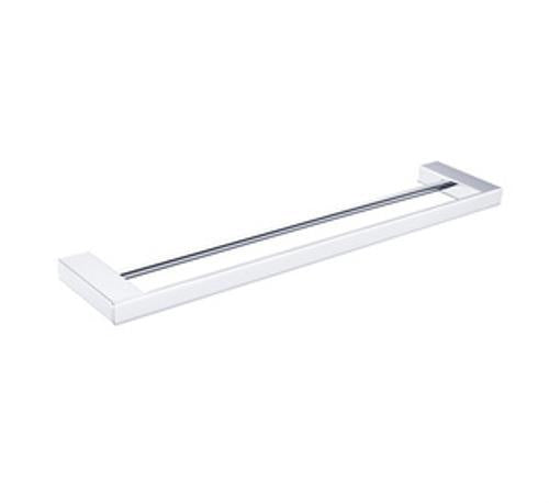 Celia Double Towel Rail - Nero 800mm Chrome