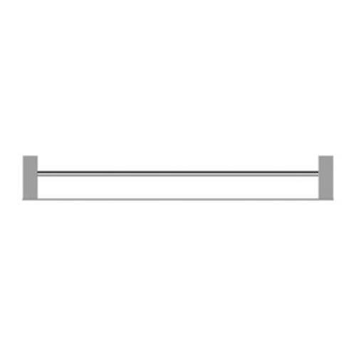 Celia Double Towel Rail - Nero 800mm Chrome