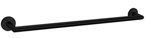 Dolce Single Towel Rail - Nero 700mm Matte Black