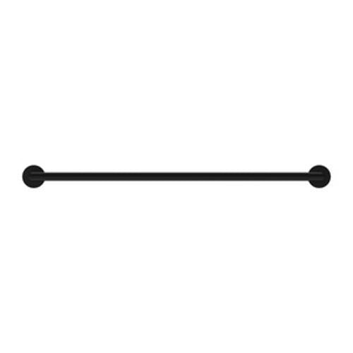 Dolce Single Towel Rail - Nero 700mm Matte Black