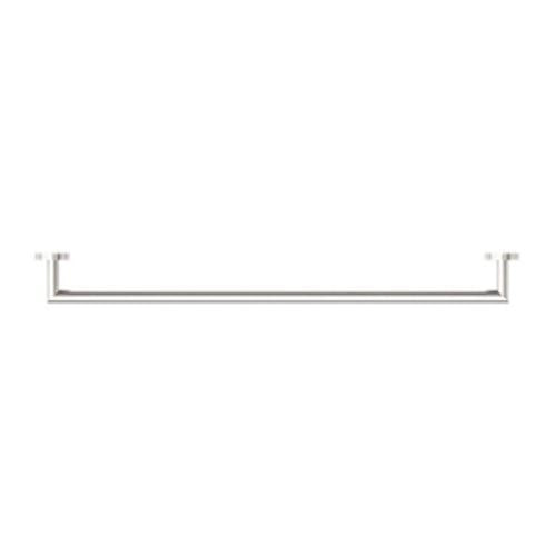 Dolce Single Towel Rail - Nero 700mm Brushed Nickel