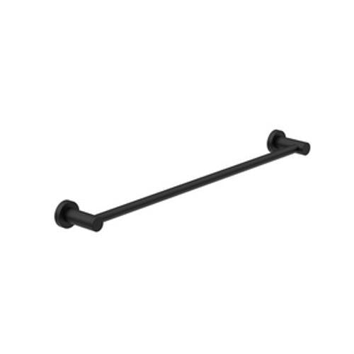 Classic Single Towel Rail - Nero 800mm Matte Black