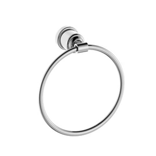 York Towel Ring Chrome - Nero