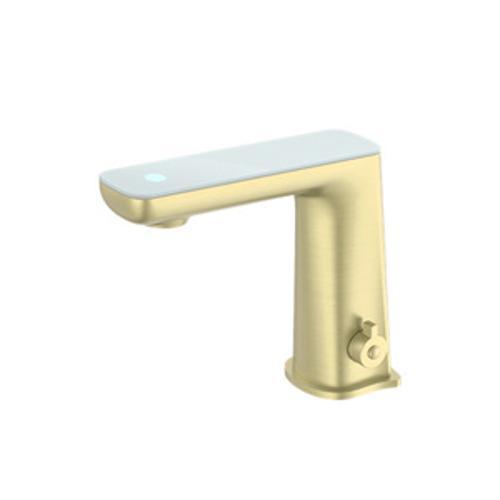 Claudia Sensor Mixer White Top Display Brushed Gold - Nero