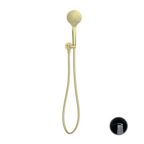 Opal Shower On Bracket Air Shower Brushed Gold - Nero