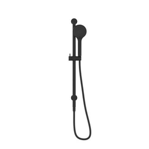 Mecca Shower Rail With Air Shower Matte Black - Nero