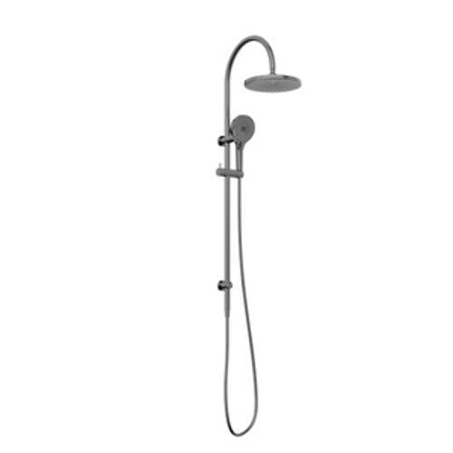 Mecca Twin Shower Gun Metal - Nero