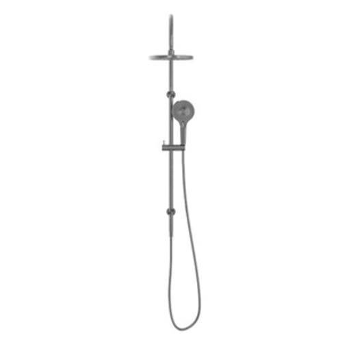 Mecca Twin Shower Gun Metal - Nero