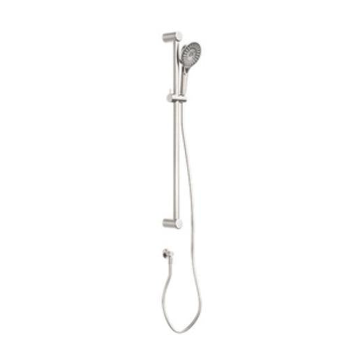 Mecca Care 32mm Grab Rail And Adjustable Shower Rail Set 900mm Brushed Nickel