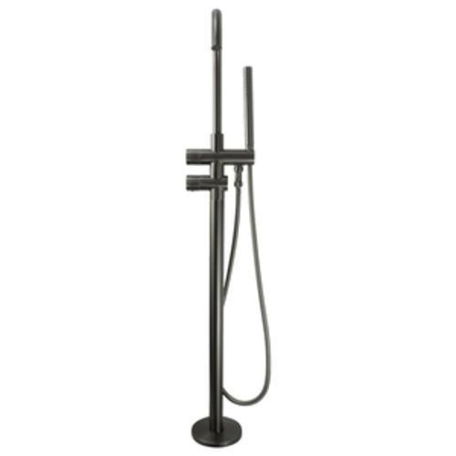 Circo Floor Mounted Bath Set 225mm Spout Mains Pressure With Handshower Gun