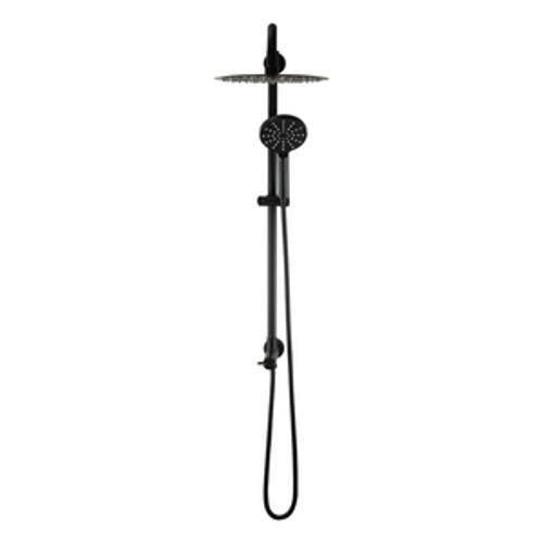 Circo Wall Mounted Shower Centre Mains Pressure Rain Head With Hand Shower Matte