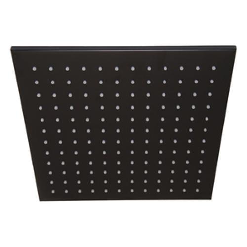 Prestigio Shower Rose Head Square Head 250 x 250mm All Pressures Matte Black