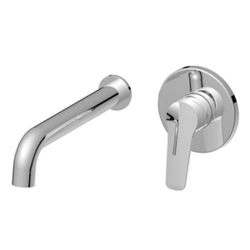 BASIS Wall Basin/Bath Mixer - STYLUS 220mm R4 Chrome Lead Free