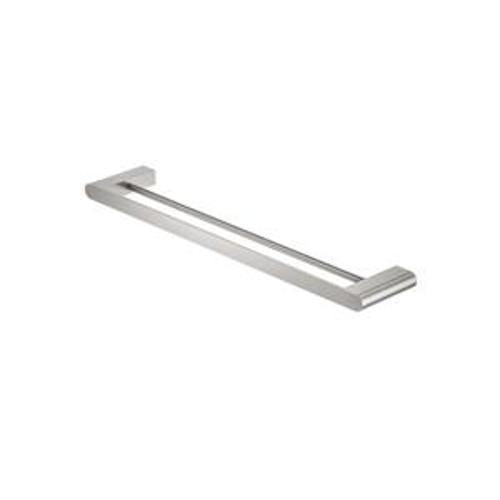 Bianca Double Towel Rail Brushed Nickel - Nero 600mm