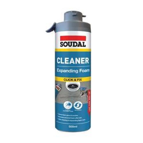 Expanding Foam Cleaner Click & Fix - Soudal 500ml