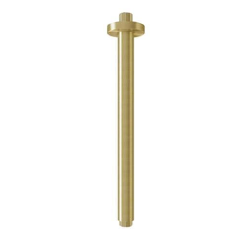 Round Ceiling Mounted Shower Arm - Elementi 150mm Brushed Brass