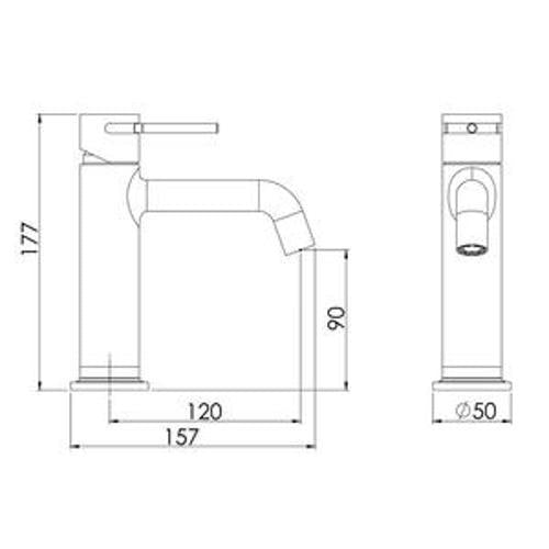 Tate Basin Mixer Custom - Felton
