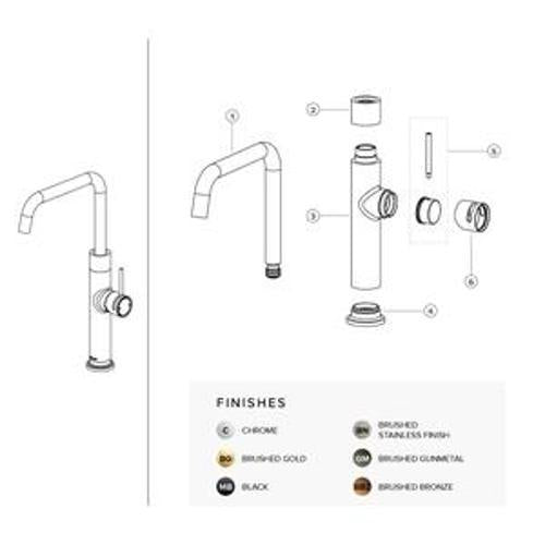 Tate Sink Mixer Custom - Felton