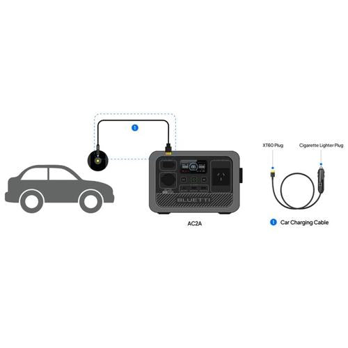 BLUETTI XT60 CAR CHARGING CABLE