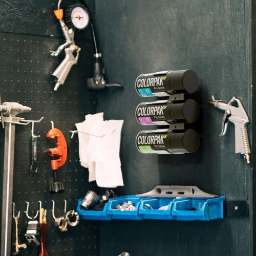 FORMULA AEROSOL CAN WALL HOLDER - HOLDS 3 CANS