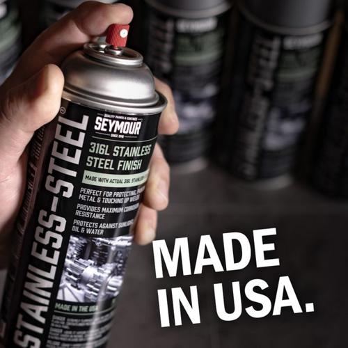 SEYMOUR AEROSOL 316L STAINLESS-BLAST STAINLESS-STEEL FINISH