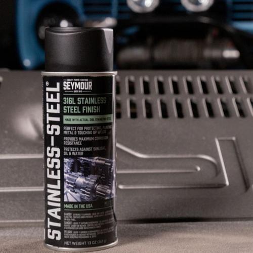 SEYMOUR AEROSOL 316L STAINLESS-BLAST STAINLESS-STEEL FINISH