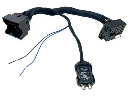 DIRECT-FIT BMW VW 2 CHANNEL LINE OUTPUT CONVERTER 12V REM